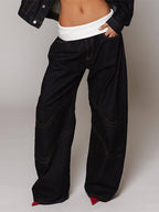 Retro Street Distressed Boyfriend Jeans