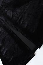 Black Velvet Strappy Backless Maxi Dress