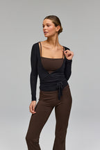 Ballet Wrap Blouse
