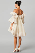 Verna Off Shoulder Ruffle Mini Dress