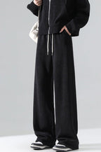 Fleece Lined Relaxed Knit Pants
