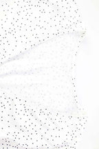 Polka Dot Satin V Neck Crop Top Mermaid Skirt Set