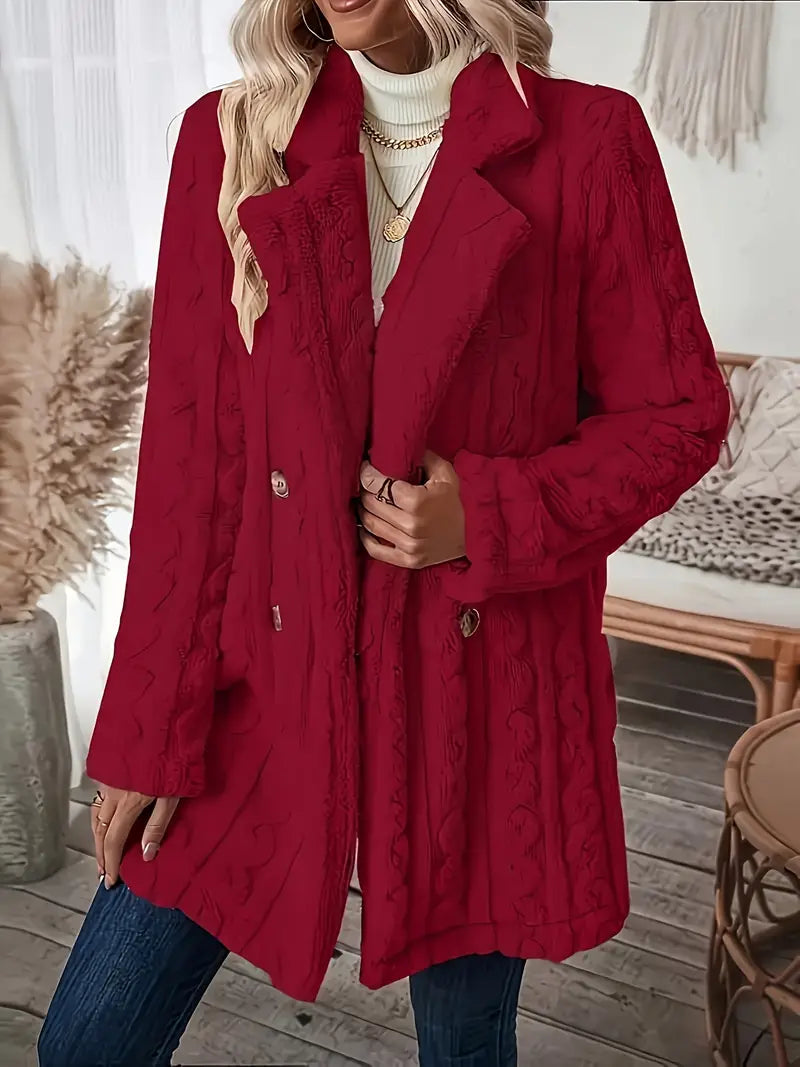 | Soft thermal coat with long sleeves