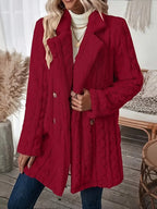 | Soft thermal coat with long sleeves