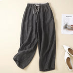 Mori tie cropped harem pants