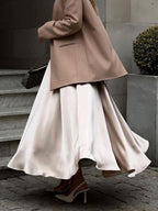 Satin Skirt For Women Autumn Long Bottoms For Women