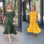 | Classic summer dress in comfortable fit