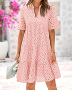 | Lace Ruffle Dress