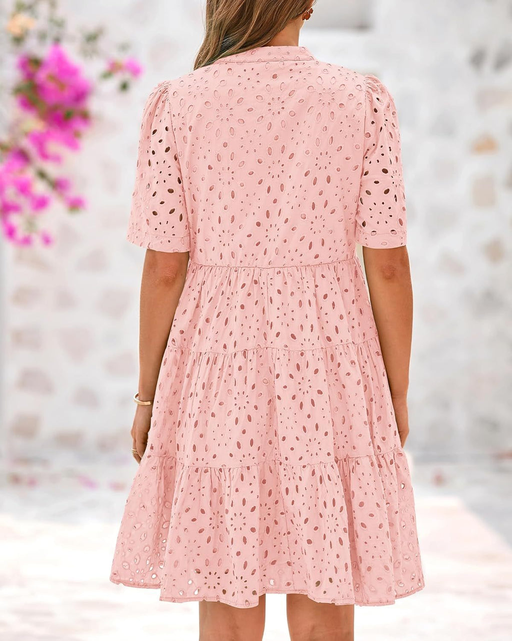 | Lace Ruffle Dress