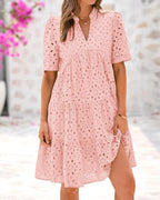 | Lace Ruffle Dress