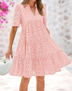 | Lace Ruffle Dress