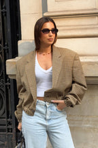 Timeless Plaid Relaxed Fit Blazer