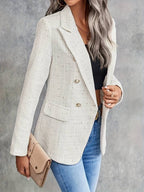 | Women's Classic Double-Breasted Blazer
