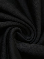 Solid Ruched Long Sleeve Maxi Dress