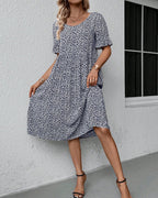 Adrianna Premium Floral Midi Dress Everyday Luxe Edit
