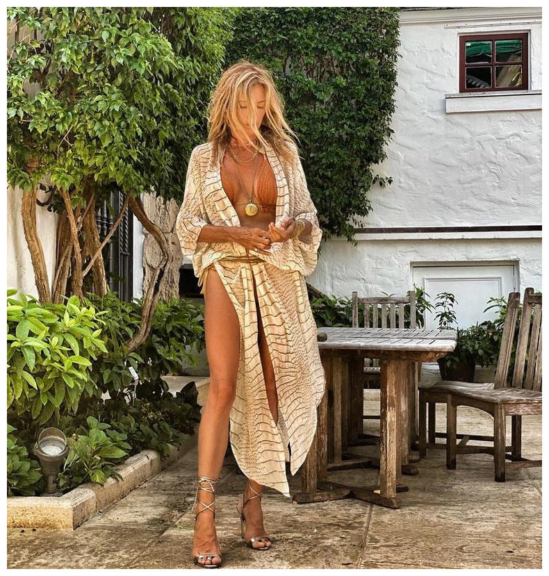 Chiffon Cardigan Dress