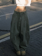 Vintage Minimalist Silhouette Boyfriend Jeans