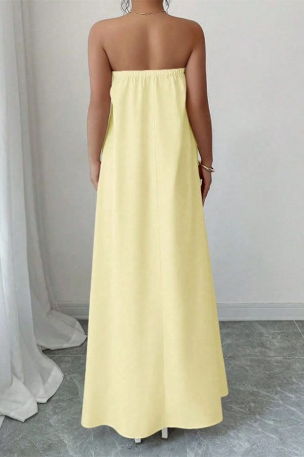 Florence Romantic Floral Tube Dress