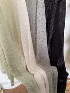 Plain Crewneck Casual Thin Long Sleeve Knits