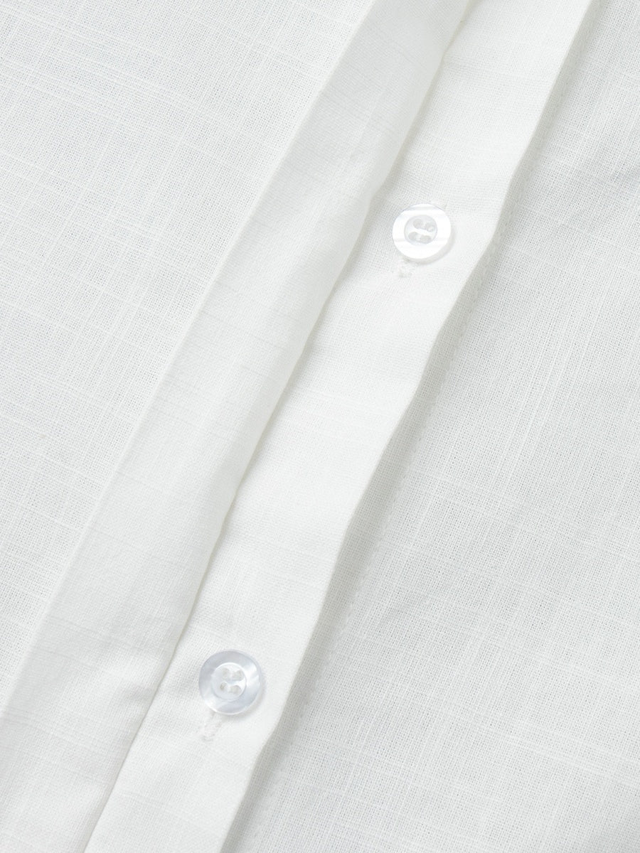 Pure Cotton Lapel Hip-hugging Shirts Mini&Short Dresses