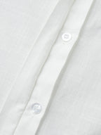 Pure Cotton Lapel Hip-hugging Shirts Mini&Short Dresses