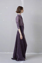 Collared Fine Cotton Blouse
