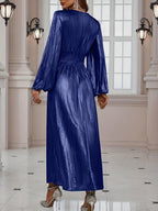 Celeste | Shimmer Pleated Dress
