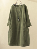 Brenda Aesthetic Corduroy Dress Statement Occasion Edit