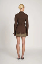 The Vivienne — Draped Waist Shirt
