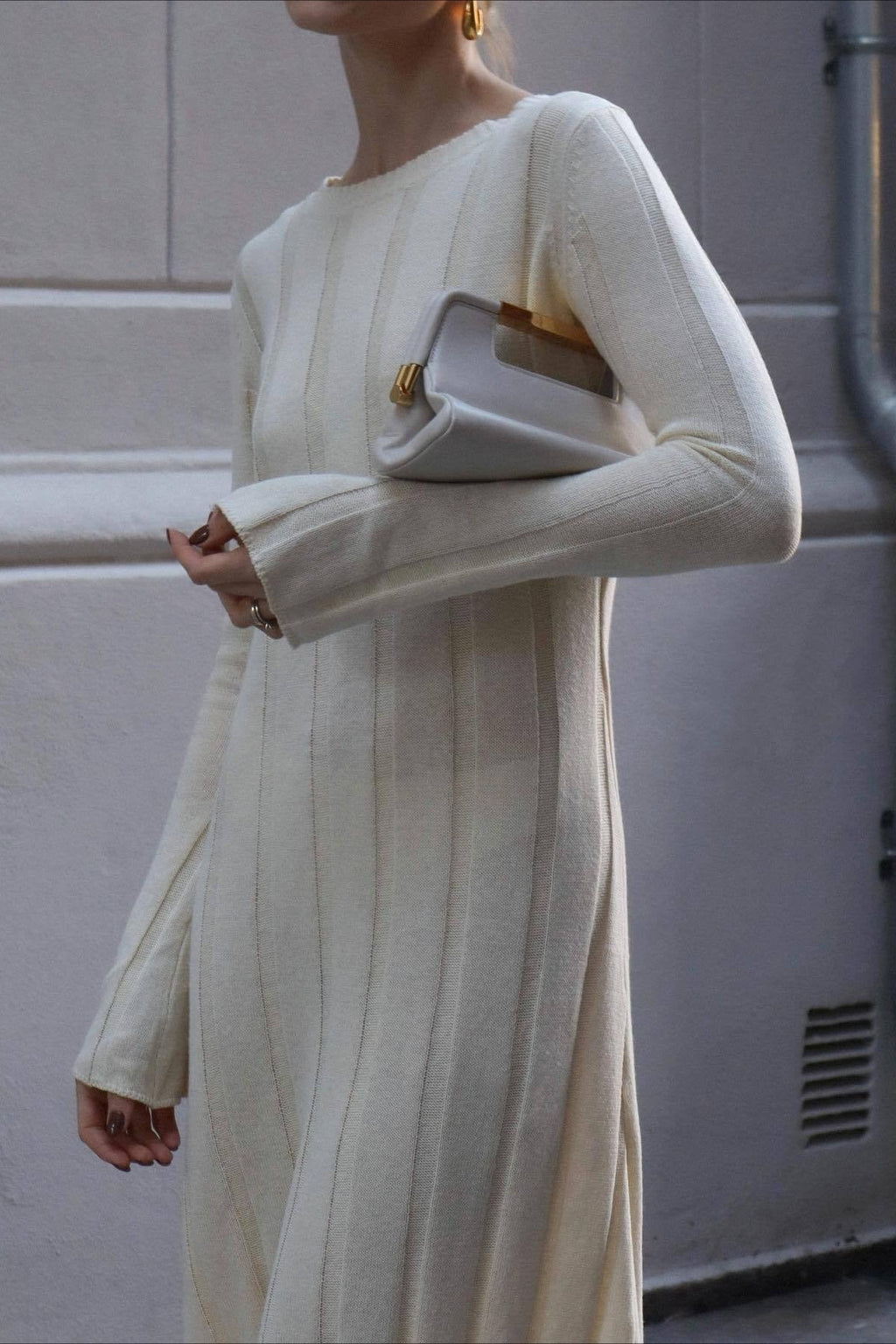 A-Line Maxi Sweater Dress