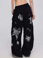 Butterfly Print Sweatpants