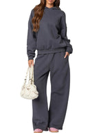 Liber Autumn Women's 3D Three-dimensional pattern 2-piece Sets