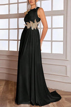 Black Sleeveless Bodycon Maxi Dress