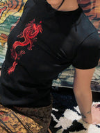 Dragon Print Short Sleeve Tee