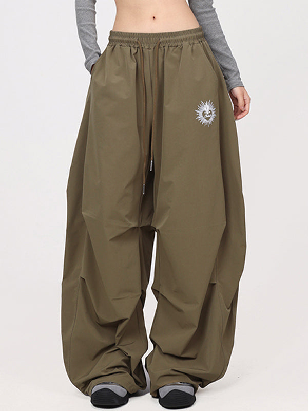 Street Loose Parachute Cargo Pants