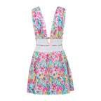 Fiorella Exclusive Summer Floral Skater Dress Evening Wear Edit