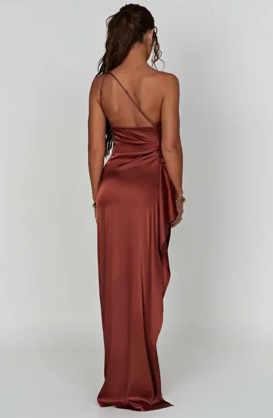 | Satin Maxi Dress