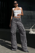 High-Street Loose Fit Multi-Pocket Cargo Pant