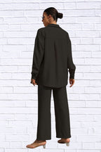 Button Up Shirt & Pants Set | Women__ Matching Outfit