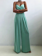 Camisoles Waist Straight-fit Jumpsuits