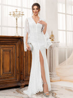 Sexy Slim-fit Fishtail Banquet Slit Evening Dress Maxi Dresses