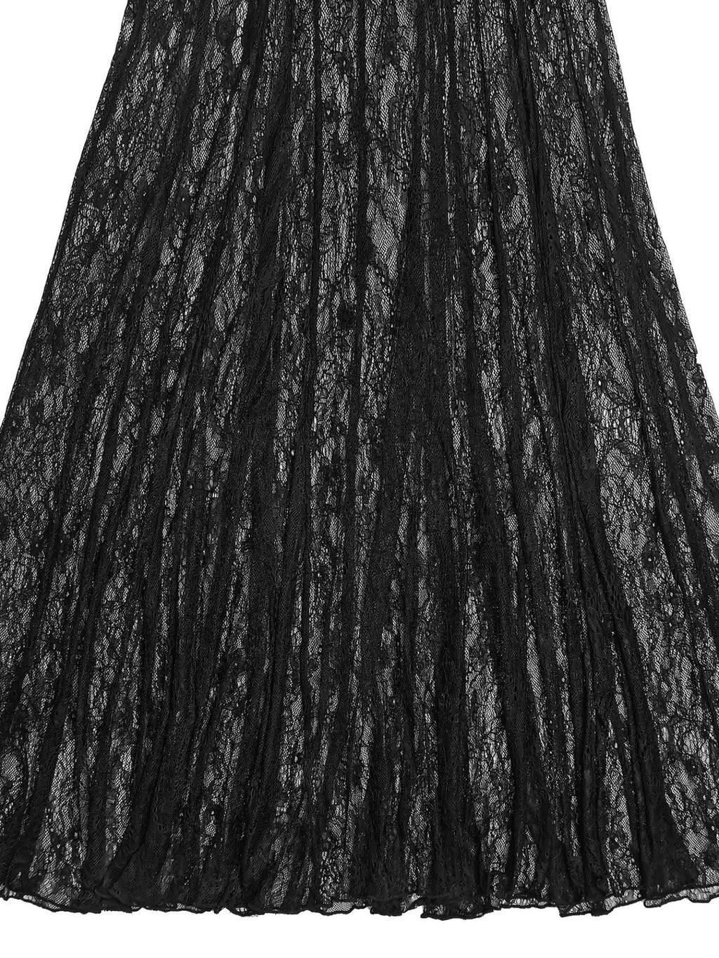 Lace Patchwork Evening Gown See-through Backless Camisoles Maxi Dresses