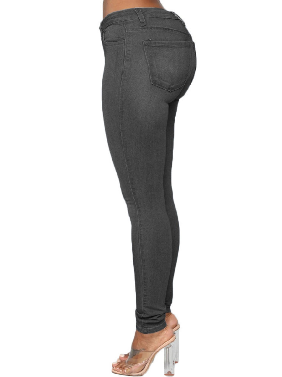 Pencil Pants Tight Fit Butt-lifting Style Jeans