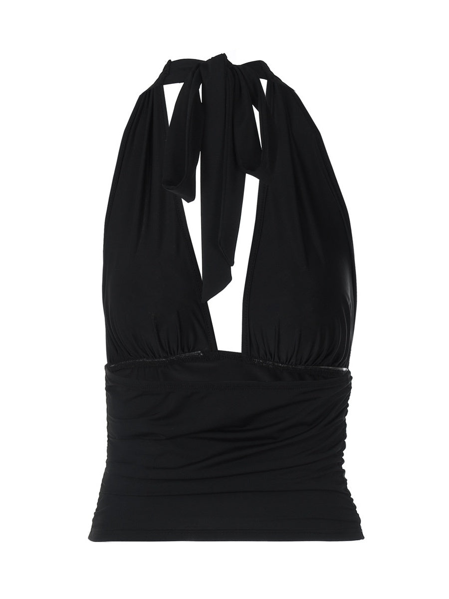 Halter V-neck Vest