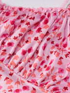 Camisoles Low-cut Floral Slim-fit Vacation And Leisure Maxi Dresses