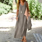 Judith Minimalist Summer Dress Elevated Occasion Wear