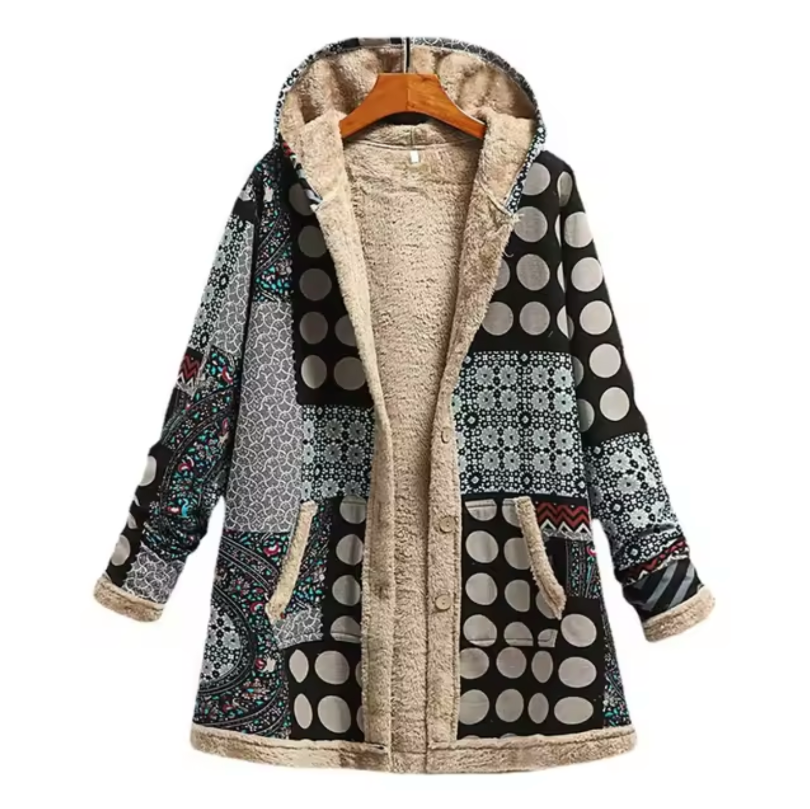 | Cotton winter jacket with hood