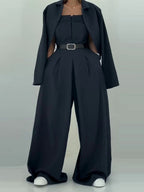 Tailored Pinstripe Two Piece Suit