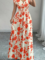 Hit Flowers Plants And Flowers Maxi Dresses