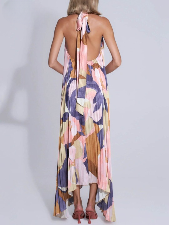 Eugenia Timeless Maxi Dress with Hem Boutique Collection